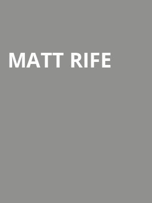Matt Rife, The Comedy Zone, Charlotte