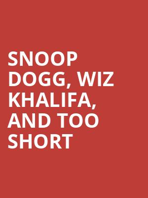Snoop Dogg Wiz Khalifa and Too Short, PNC Music Pavilion, Charlotte