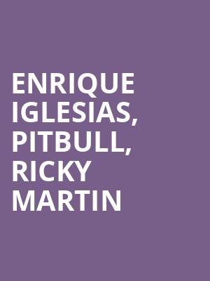 Enrique Iglesias Pitbull Ricky Martin, Spectrum Center, Charlotte