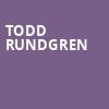 Todd Rundgren, Knight Theatre, Charlotte