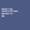 What the Constitution Means To Me, Knight Theatre, Charlotte